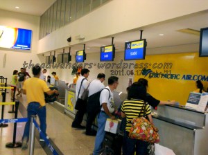 CebuPac and ZestAir check-in counters