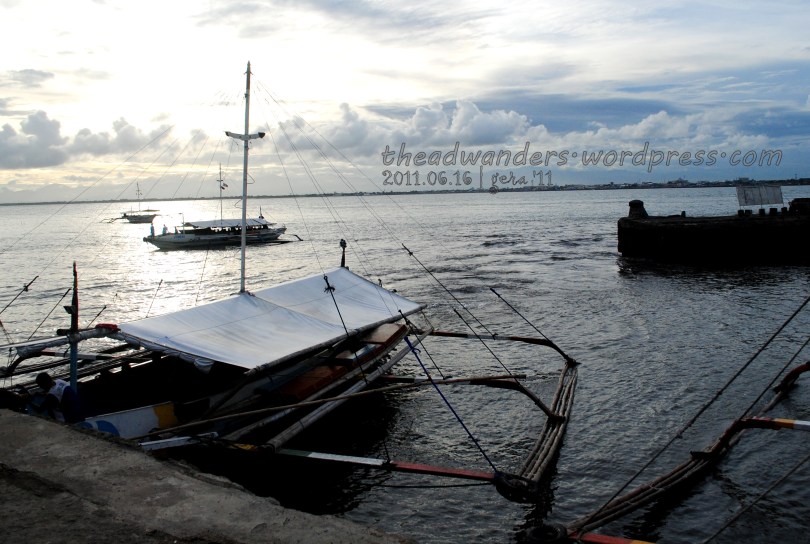Leaving Guimaras just before the sun sets