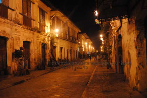 Calle Crisologo at Night