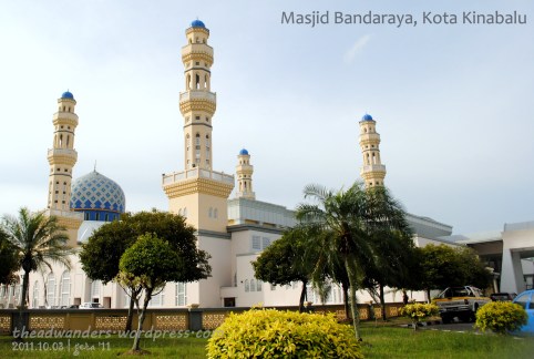 Masjid Bandaraya from inside the complex Masjid Bandaraya from inside the complex
