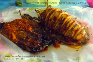 Grilled Tuna and BIG Squid in Spicy Sauce