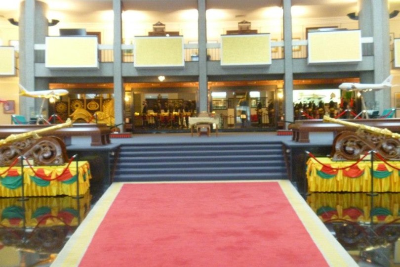 A Glimpse of the Parade Formation and Collection (upper floor)