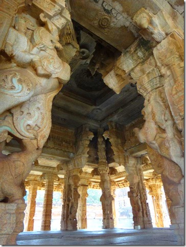 Pillars of Kalyana Mandapa - Hampi
