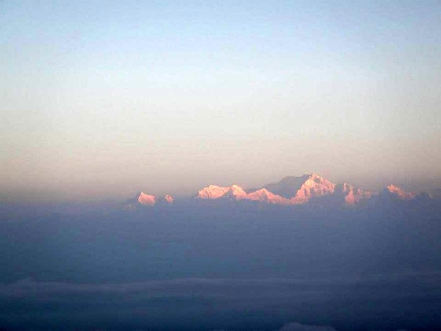 FotoFolio Darjeeling Kanchenjunga Mountain at Sunrise Close-up