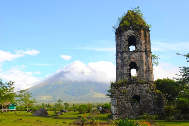 Mayon Volcano and Cagsawa Ruins