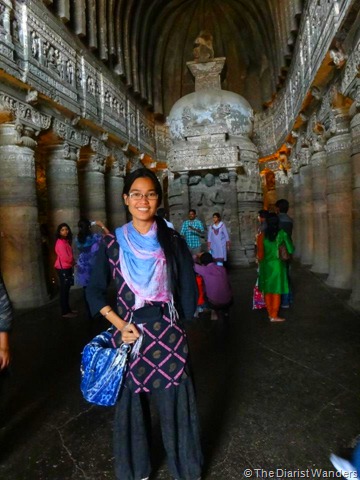 My 25th in Travel - January Full and Preserved Stupa at Ajanta Caves in Aurangabad