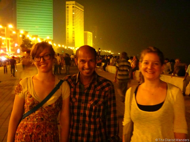 My 25th in Travel - November Walking through Chowpatty Marine Drive in Mumbai