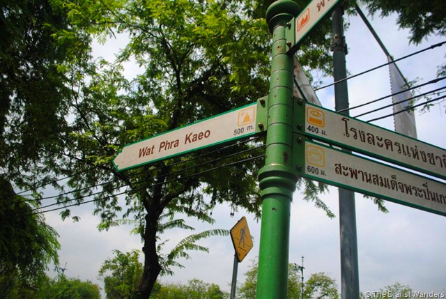 Backpacking SEA - Bangkok - Directional Arrows