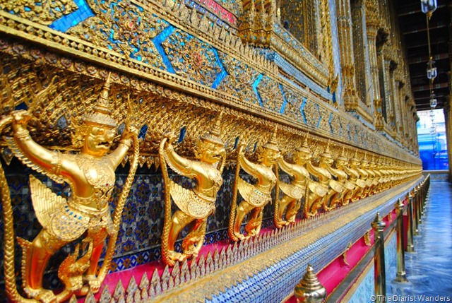 Backpacking SEA - Bangkok - Garudas at the Temple of the Emerald Buddha