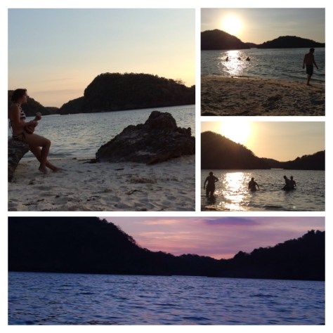 Sunset scenes from Scout Island