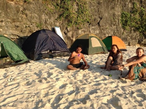 Chillin by the campsite