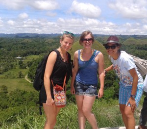 June - Chocolate Hills of Bohol with Simone and Visayas Island Hop with Leah