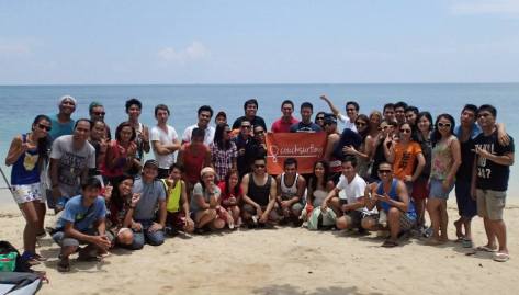 May - CouchSurfing Crew at 10th Frisbeach at Burot, Calatagan, Batangas