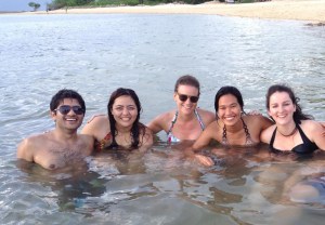 September - calm before the storm on the Weekend at Burot Beach, Calatagan, Batangas