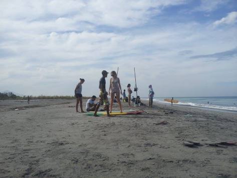 Surfing lessons is a must!